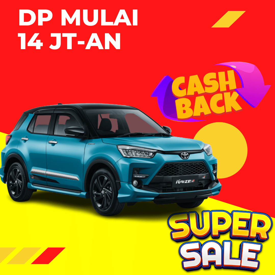 dealer toyota jakbar - harga raize - kredit raize